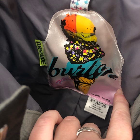 Burton Dry Ride society pant insulated waterproof layered snowboard pants black - Picture 3 of 10